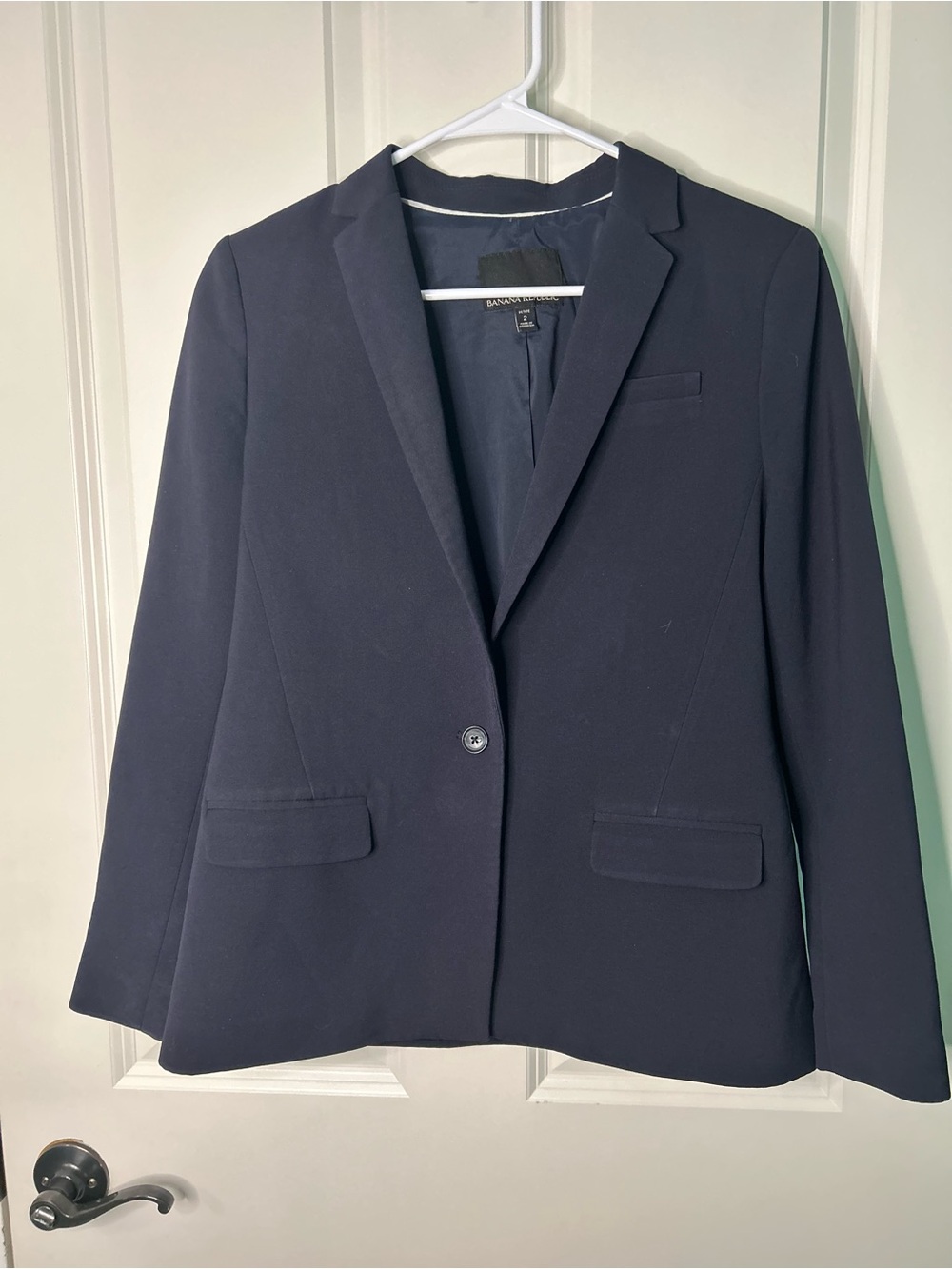 Banana Republic Navy Blue Single Button Blazer 2P